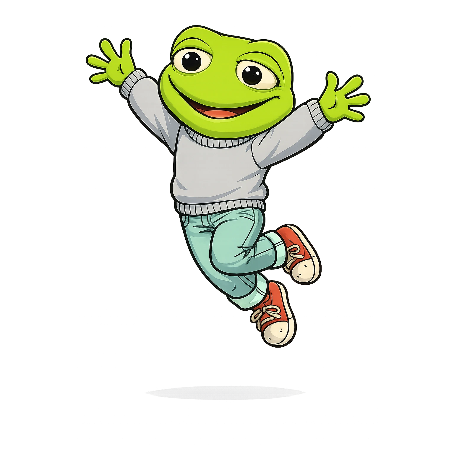 Chill Toad jumping